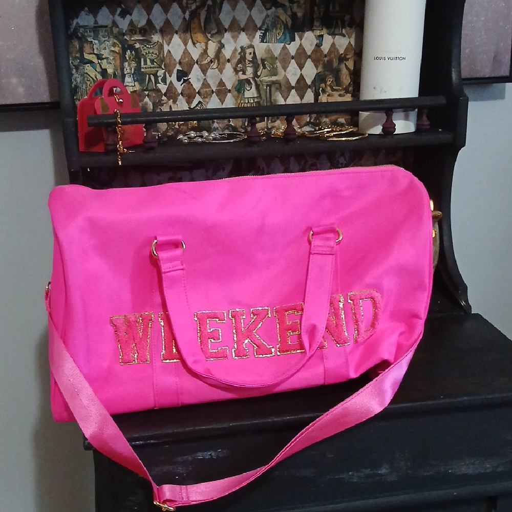 Pink Weekend Tote Bag